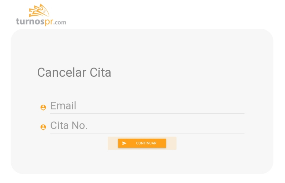 Cancelar cita CESCO online