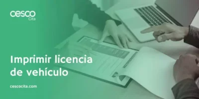 Imprimir licencia de vehículo